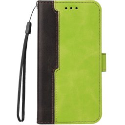 Xiaomi Redmi K70 / K70 Pro / Poco F6 Pro, Oldalra nyíló tok, stand, kártyatartóval, kézpánttal, Wooze Colour Wallet, zöld