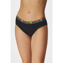 Bodylok Bamboo Black menstruációs női alsó, közepesen erős menstruációhoz fekete S