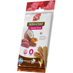 N&D Quinoa Skin & Coat Venison + Dental Treat, Medium & Maxi (7 db rágórúd) 100gr