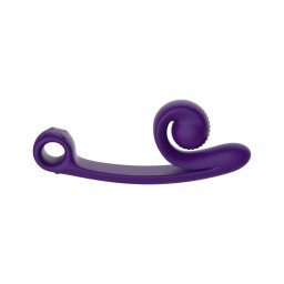 Snail Vibe Curve - 2in1 csiklóizgató vibrátor (lila)