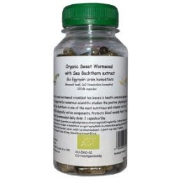 Natessence Bio Egynyári üröm (morzsolt levél, CO2 homoktövis kivonattal) kapszula - 120db