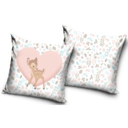 Disney Bambi Love párnahuzat 40x40 cm Velúr