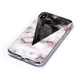 MARBLE Apple iPhone X / iPhone XS LEAVES védőburkolat