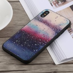 ART GLASS Védőburkolat Apple iPhone X / iPhone XS RAINDROP