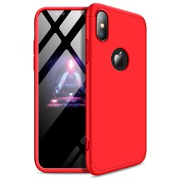 360° védőburkolat Apple iPhone XS Max piros