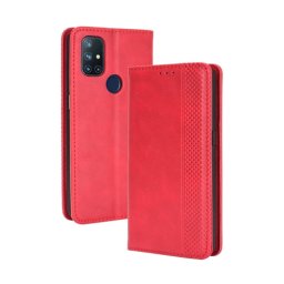 BUSINESS pénztárcavédő OnePlus Nord N10 5G piros