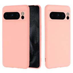 RUBBER Védőburkolat a Google Pixel 8 Pro telefonhoz, rózsaszín