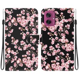 ART Tárcatakaró a Motorola Moto-hoz G55 5G PLUM BLOSSOM