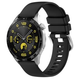 SILICONE Cserélhető szíj Huawei-hoz Watch GT 5 Pro 46mm fekete