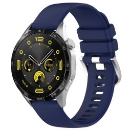 SILICONE Cserélhető szíj a Huawei-hoz Watch GT 5 Pro 46mm sötétkék