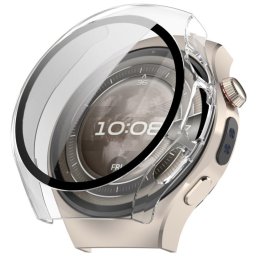 PC FULL COVER Műanyag tok üveggel Huawei Watch 5 42mm átlátszó