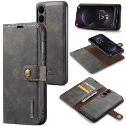 DG.MING Pénztárca tok 2 az 1-ben Samsung Galaxy S25 Edge szürke
