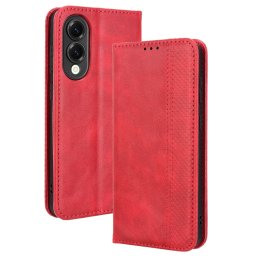 BUSINESS Pénztárca tok Samsung Galaxy S25 Edge piros színben