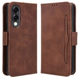 SLOT Pénztárca tok Samsung Galaxy S25 Edge készülékhez, barna