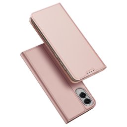 DUX Felhajtható tok Samsung Galaxy S25 Edge rózsaszín készülékhez