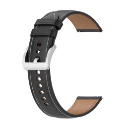 LEATHER Bőrszíj Garmin Forerunner 165 fekete