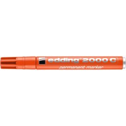 EDDING Alkoholos marker, 1,5-3 mm, kúpos, EDDING "2000", narancssárga