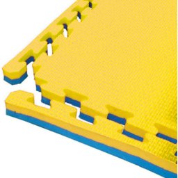 TOORX tatami szőnyeg sárga-kék 100x100x4 cm