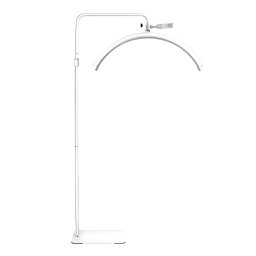 Moon, félhold alakú kozmetikai állólámpa, fehér