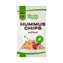 Foody Free hummus chips céklával 50g