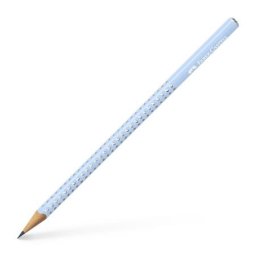 FABER-CASTELL Grafitceruza, B, háromszögletű, FABER-CASTELL "Sparkle", gyöngyház égkék