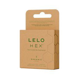 LELO Hex Organic - potencia óvszer (3db)