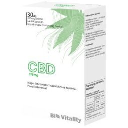 Bio Vitality CBD 15mg lágyzselatin kapszula - 30db