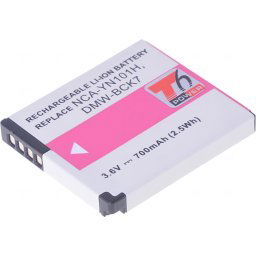 Akkumulátor T6 Power Panasonic DMW-BCK7, DMW-BCK7E, NCA-YN101H, NCA-YN101F, NCA-YN101G, 700mAh, 2,5Wh, NCA-YN101H, NCA-YN101F, NCA-YN101G, 700mAh, 2,5Wh
