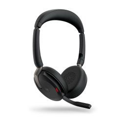 Jabra Evolve2 65 Flex/Stereo/ANC/USB-C/BT-USB/Wireless/MS/Fekete