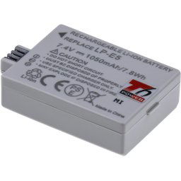 T6 power Canon LP-E5 akkumulátor, 1050mAh, 7,8Wh