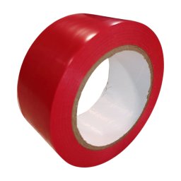 Rag.szalag 50mm/33m padlójelölő piros