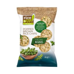 Rice Up Italian basil rizs chips 60g