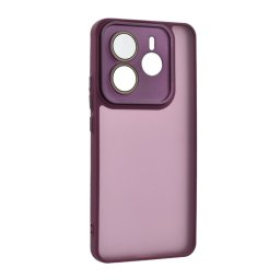 Szilikon telefonvédő (ütésállóság, akril hátlap, kameravédő) LILA Xiaomi Redmi Note 14 5G