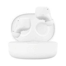 BELKIN SOUNDFORM BOLT bluetooth fülhallgató SZTEREO (v5.2, TWS, mikrofon, IPX4 cseppálló + töltőtok) FEHÉR