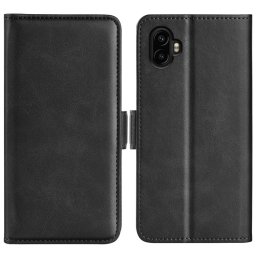 SIDE pénztárca tok Samsung Galaxy Xcover 7 Pro , fekete
