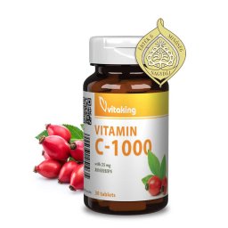 Vitaking C-Vitamin 1000mg 30db Tabletta csipkebogyóval