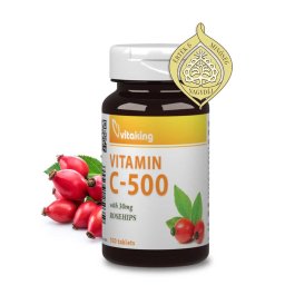 Vitaking C-Vitamin 500mg csipkebogyóval 100db tabletta