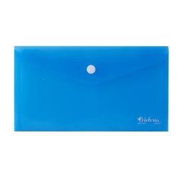 Irattartó tasak, DL, PP, patentos, VICTORIA OFFICE, kék