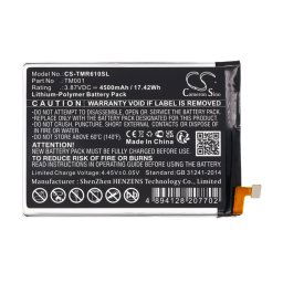 CAMERON SINO Li-Polymer akku (3.87V / 4500mAh, T-Mobile TM001 kompatibilis) FEKETE T Phone Pro 5G (2022)