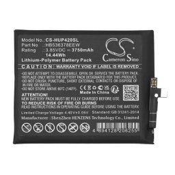 CAMERON SINO Li-Polymer akku (3.85V / 3750mAh, Huawei HB536378EEW kompatibilis) FEKETE Huawei P40 Pro 5G