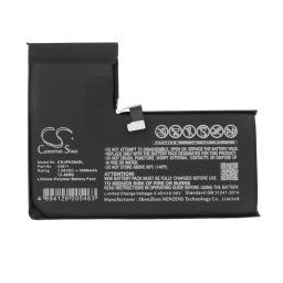 CAMERON SINO Li-Polymer akku (3.85V / 3500mAh, Apple A3011 kompatibilis) FEKETE Apple iPhone 15 Pro