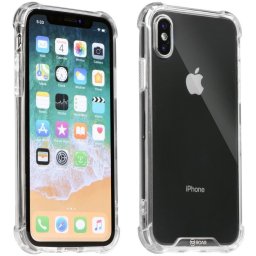Xiaomi Redmi Note 14 Pro 5G (Global) / Poco X7, Szilikon védőkeret, akril hátlap, közepesen ütésálló, Armor Jelly Case, Roar, átlátszó