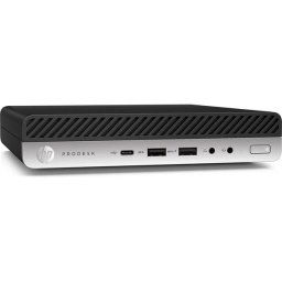 HP ProDesk 600 G5 Micro/i5-9500T/16GB/256GB SSD/Win Pro COA fekete asztali számítógép (Használt A)
