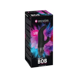 mystim Hop Hop Bob E-Stim - akkus elektro vibrátor (fekete)