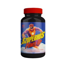 Szuperhős Power Up - étrend-kiegészítő kapszula férfiaknak (60 db)