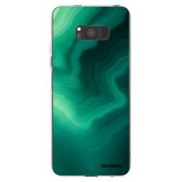 Átlátszó szilikon tok az alábbi mobiltelefonokra Samsung Galaxy S8 G950F - Malachite