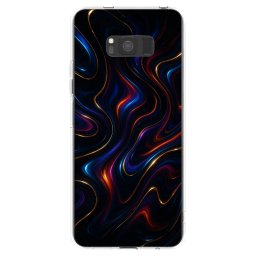 Átlátszó szilikon tok az alábbi mobiltelefonokra Samsung Galaxy S8 G950F - Noir