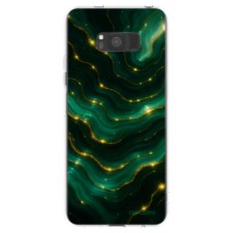 Átlátszó szilikon tok az alábbi mobiltelefonokra Samsung Galaxy S8 G950F - Emerald