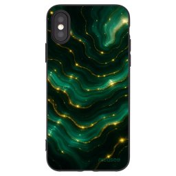 Fekete szilikon tok az alábbi mobiltelefonokra Apple iPhone X/XS - Emerald