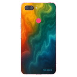 Átlátszó szilikon tok az alábbi mobiltelefonokra Xiaomi Mi 8 Lite - Solar